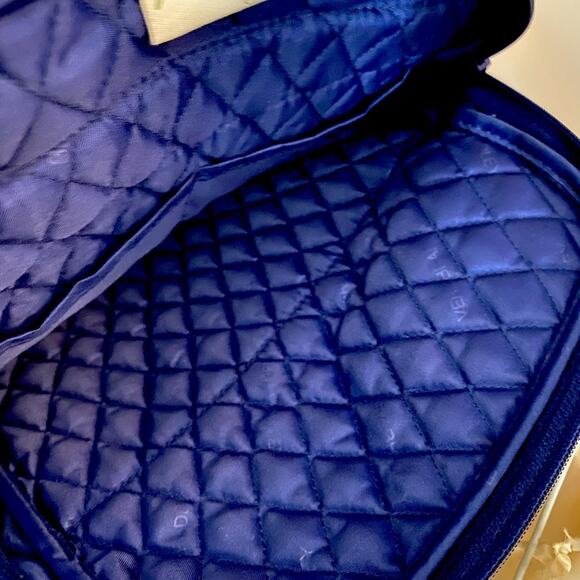 Retired Vera Bradley Katalina Blues Quilted Cotton Backpack Floral Bag main image 8